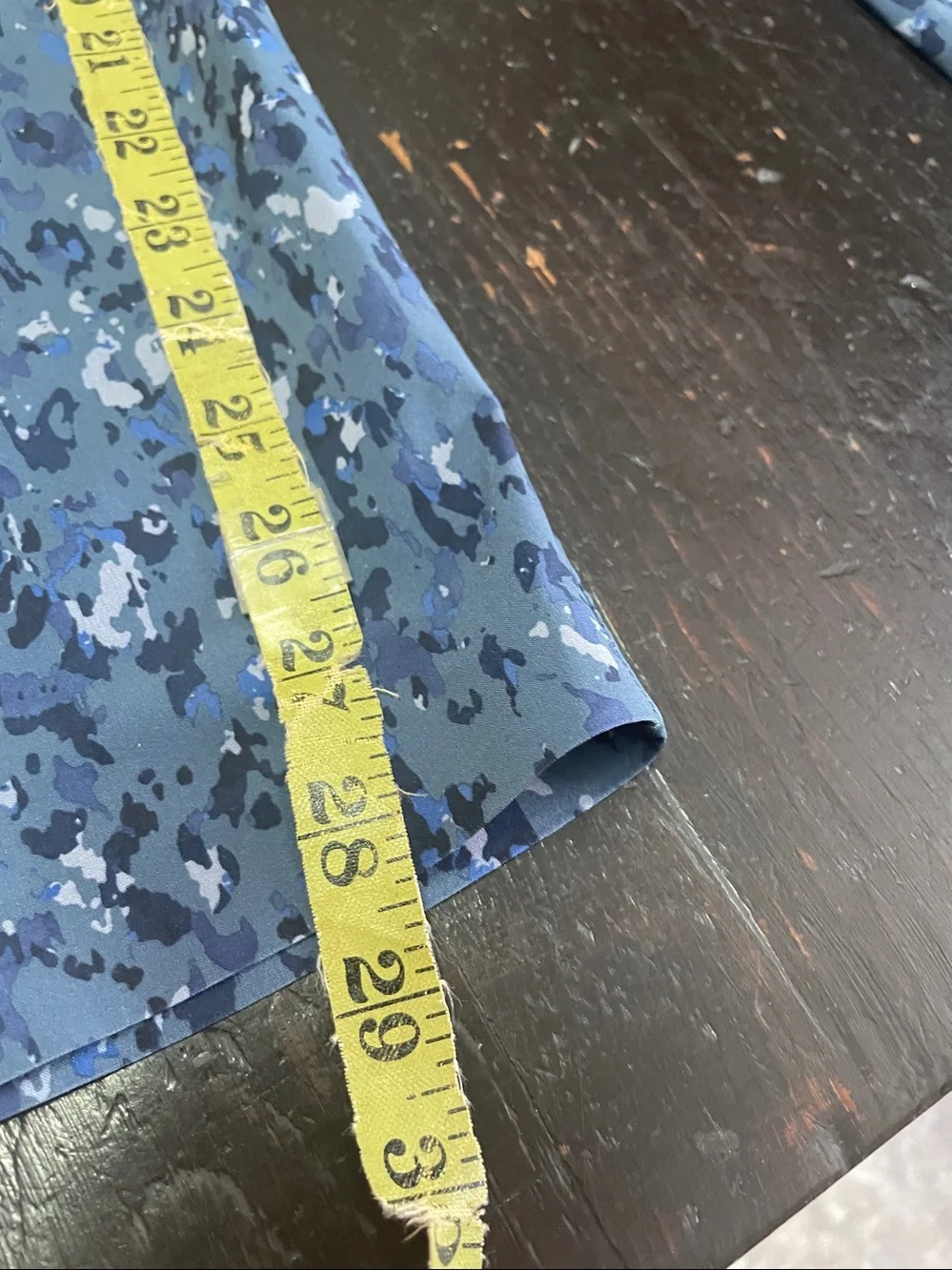 Athleta The Brooklyn Ankle Pant Captivate Chrome Blue Camo Size 4.